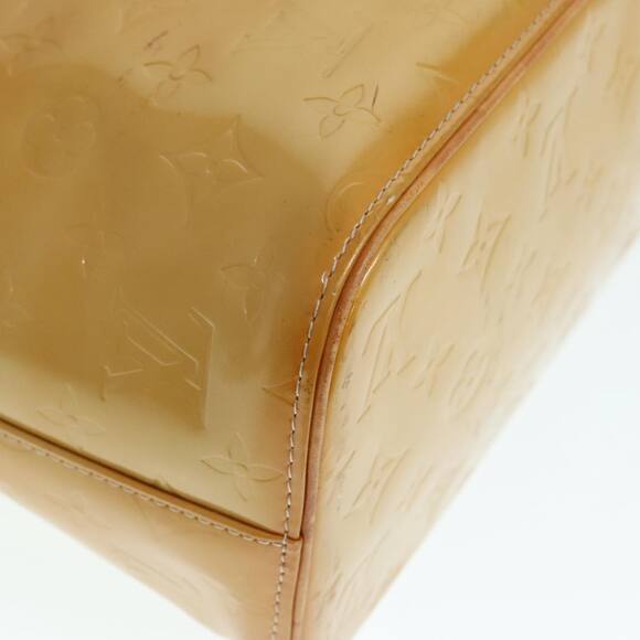 LOUIS VUITTON Monogram Vernis Houston Hand Bag Beige M91004 - Picture 16 of 16